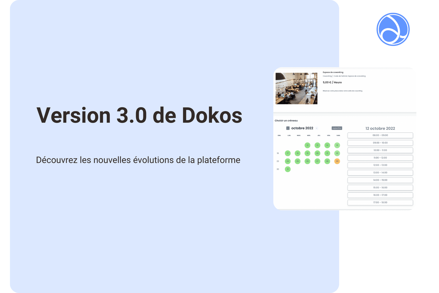 Nouveautés de la version 3.0 de Dokos